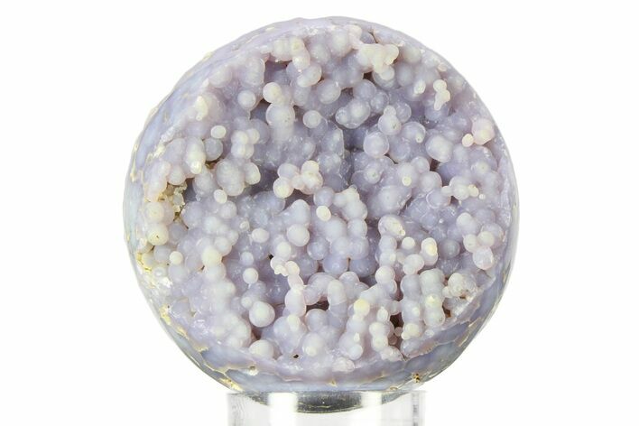Polished Purple Botryoidal Grape Agate Sphere - Indonesia #360084